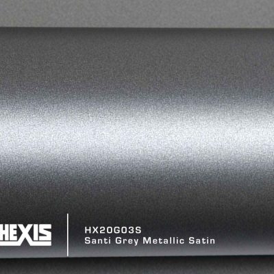 HEXIS HX20G03S – Santi Grey Metallic Satin (خاکستری سانتی متالیک ساتن)